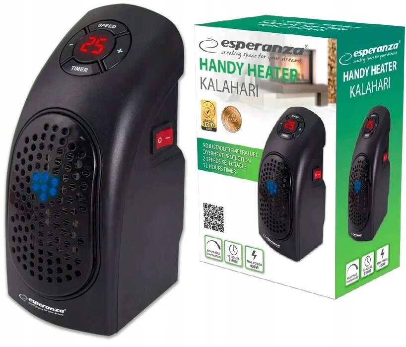 Обогреватель электрический ESPERANZA HANDY 400W Фото 1